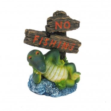 Hugo Crocodile No Fishing Sign