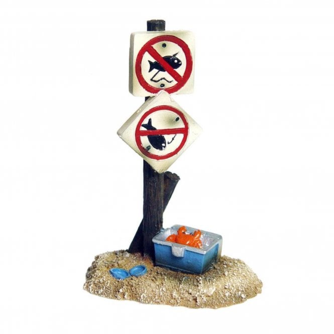 Hugo Kamishi Hugo No Fishing Sign