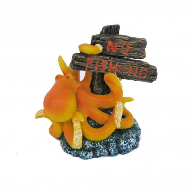 Hugo Kamishi Hugo Octopus No Fishing Sign