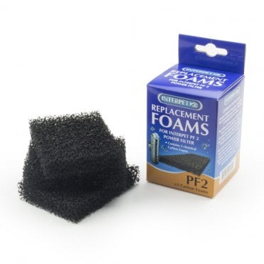 Internal Power Filter Replacement Carbon Filter Pads (3pk) - PF2