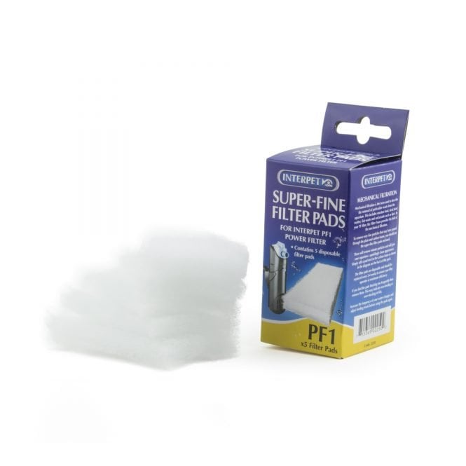 Interpet Internal Power Filter Replacement Super Fine Filter Pads (5pk) - PF1