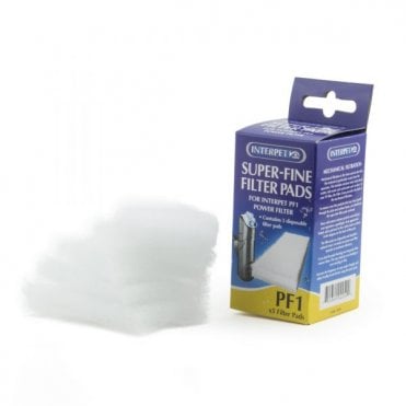 Internal Power Filter Replacement Super Fine Filter Pads (5pk) - PF1