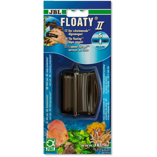 JBL Floaty II Magnetic Tank Cleaner 6mm Glass