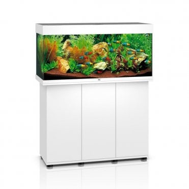 Rio 180 - Aquarium and Cabinets Set - White