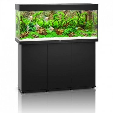 Rio 240 - Aquarium and Cabinet Set - Black
