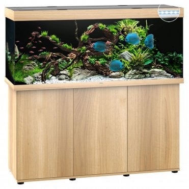 Rio 450 - Aquarium and Cabinet Set - Light Wood