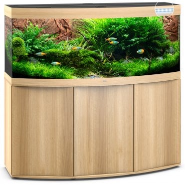 Vision 450L LED - Aquarium and Cabinet - Light Wood (Oak)