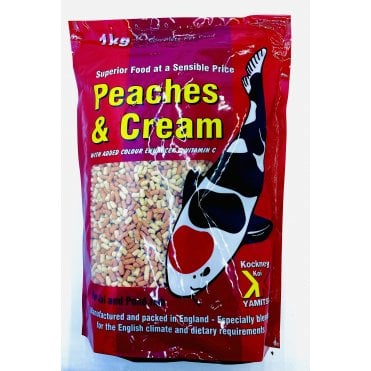 Kockney Koi Peaches and Cream Fish Food 1kg