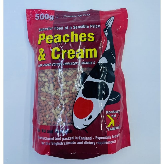 Kockney Koi  Peaches and Cream Fish Food 500g