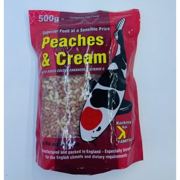 Kockney Koi Peaches and Cream Fish Food 500g