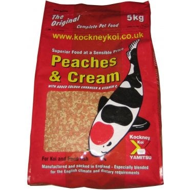 Kockney Koi Peaches and Cream Fish Food 5kg