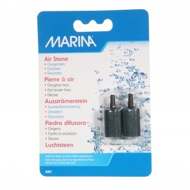 Marina Air Stone, Cylindrical, 2.84 cm (1 1/2 inch), 2 pieces