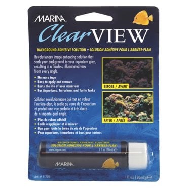 Marina ClearView, background adhesive solution