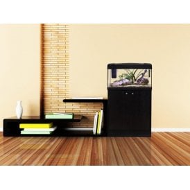 Marina Premium 54 2 Door - Cabinet Only - Black/Black Ash