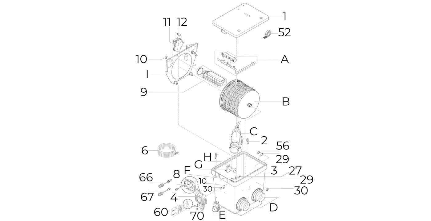 ProfiClear Premium DF-L Pump-Fed OC 1