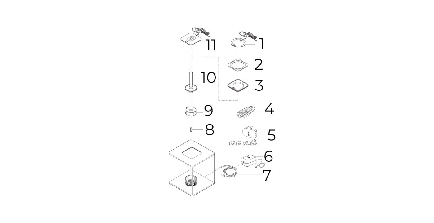 Oase biOrb CUBE 60 MCR White