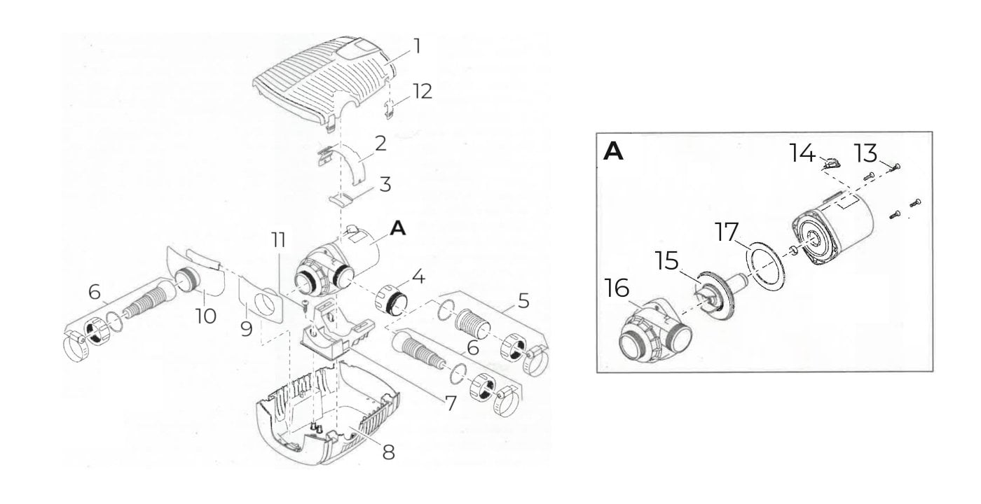 Oase AquaMax Eco Premium 12000 Spare Parts