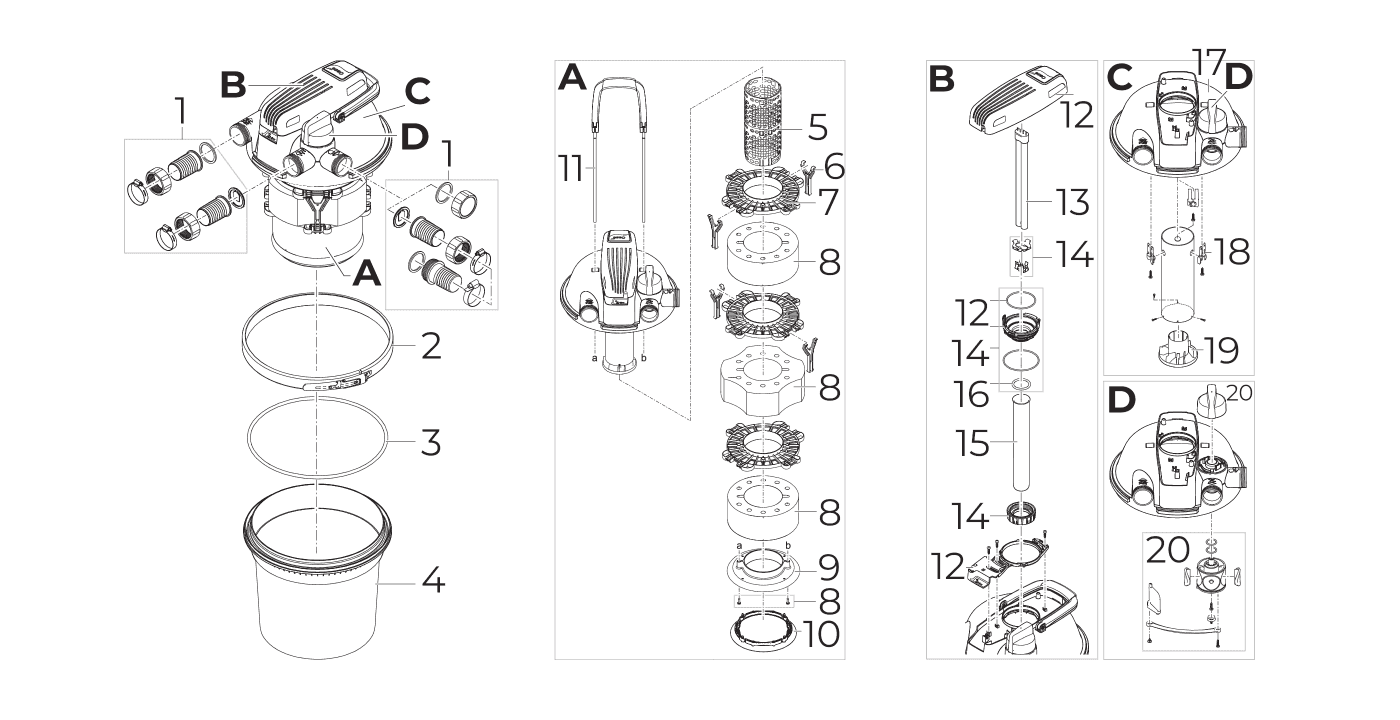 Oase FiltoClear 13000 Spare Parts