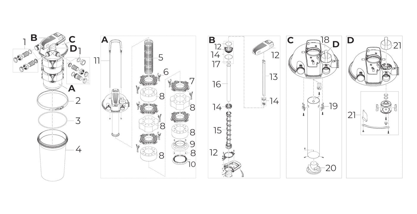 Oase FiltoClear 31000 Spare Parts
