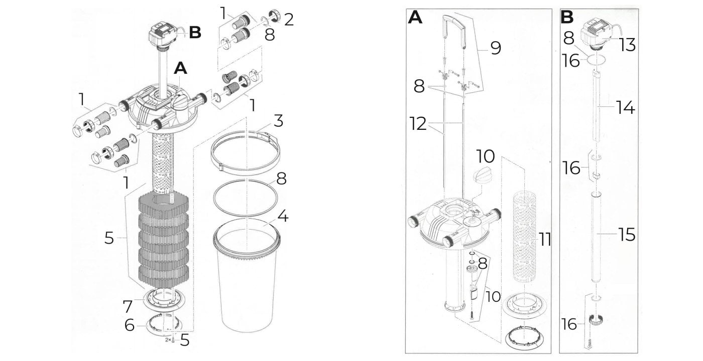 Oase FiltoClear 16000 Spare Parts