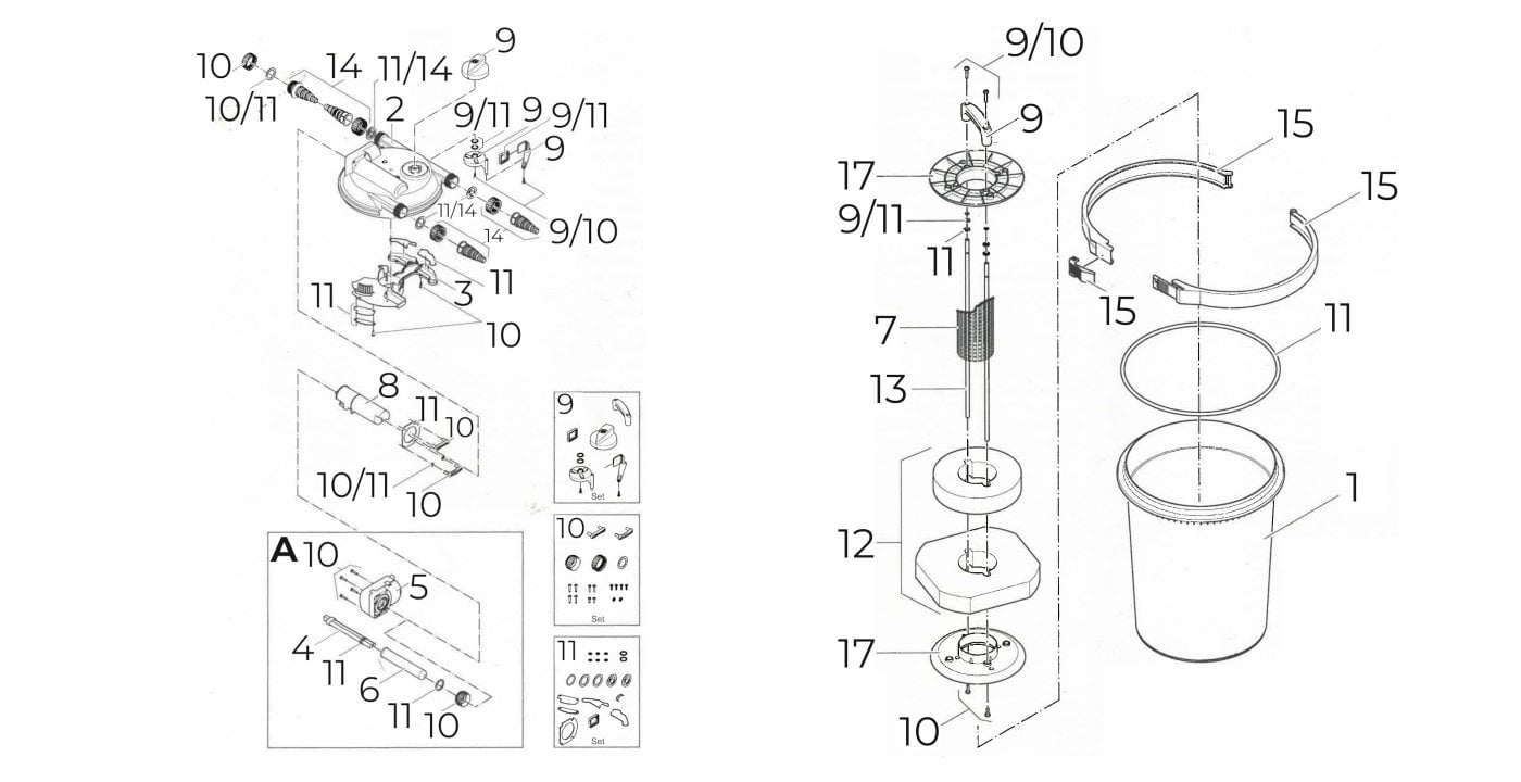 Oase FiltoClear 15000 Spare Parts