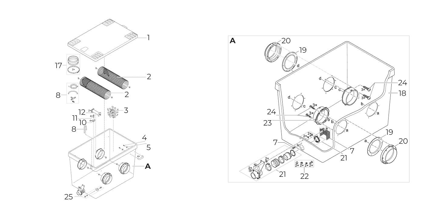 Oase ProfiClear Premium XL Moving Bed Spare Parts