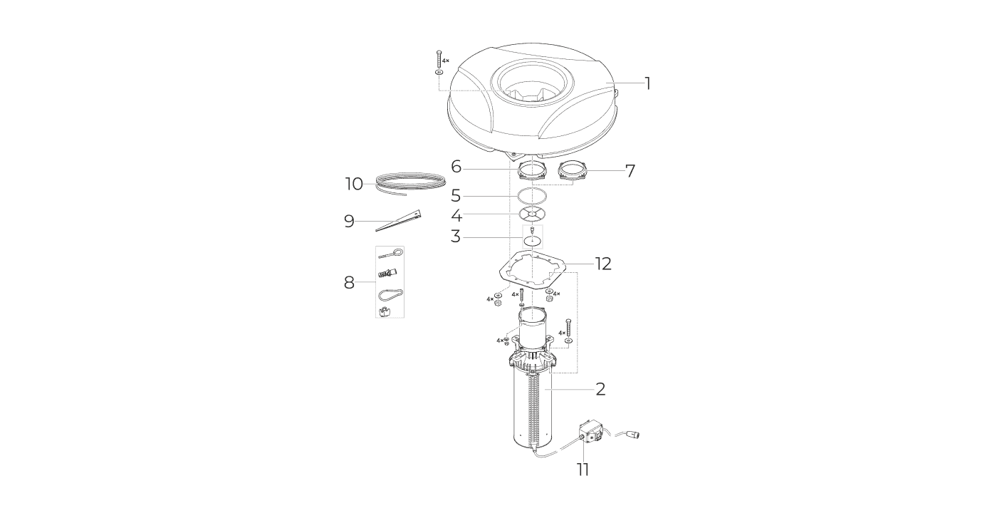 AirFlo 4.0 kW / 400 V Spare Parts