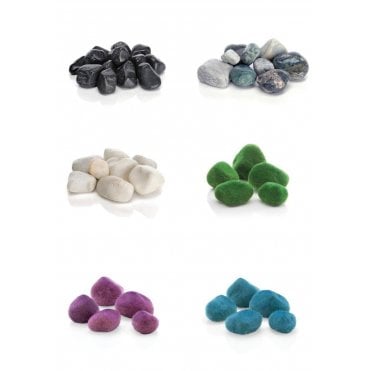biOrb Pebble Set Black,Green.White,Moss,Purple,Ocean Blue