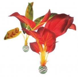 biOrb Silk plant set L green & red