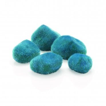 blue ocean pebbles