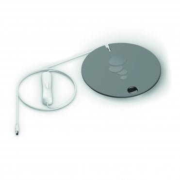 Classic LED light large silver