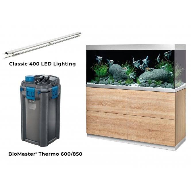 Oase Living Water Highline Optiwhite 400 Oak - Standard Package