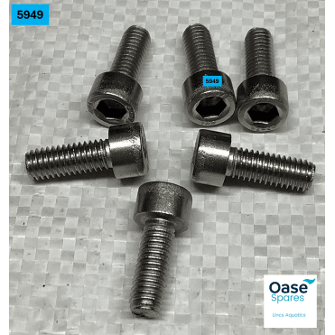Cylinder screw V2A DIN 912 6 x 16