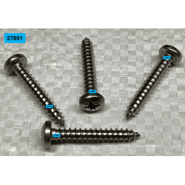 Oval head screw CH-V2A DIN 7981 3.5 x 22