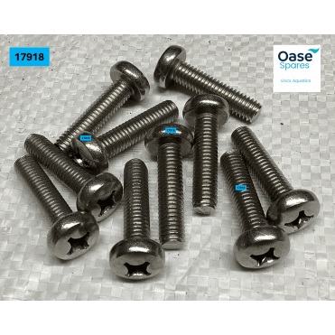 Oval head screw V2A DIN 7985 M6 x 25