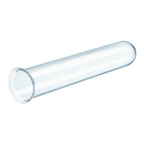 Quartz glass D33 x 200 with rim
