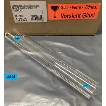 Quartz glass D44 x 298 without rim