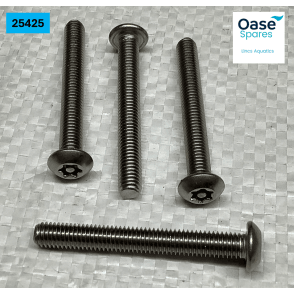 Safety screw V2A M5x40 torx-drive w. pin