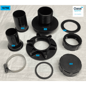 Spare grommet drum filter pump-fed