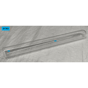 Spare Quartz glass D44 x 550 with rim