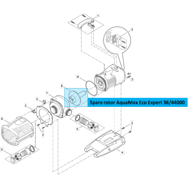 Spare rotor AquaMax Eco Expert 36/44000
