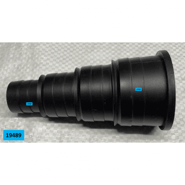 Stepped hose tail open no thread