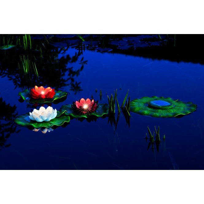 PonTec PondoSolar Lily LED Set 3