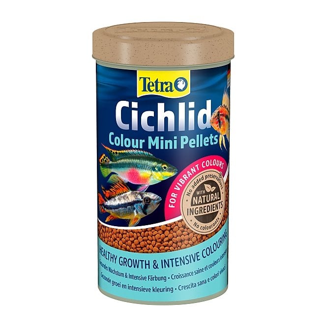 Tetra Cichlid Colour Mini Pellets 500ml (170g)