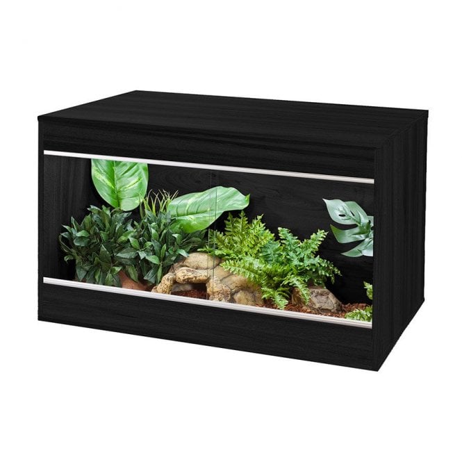 VivExotic Repti-Home Maxi Vivarium - Medium Black