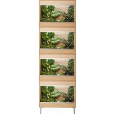 Repti-Home Vivarium Small Four Stack Oak Bundle