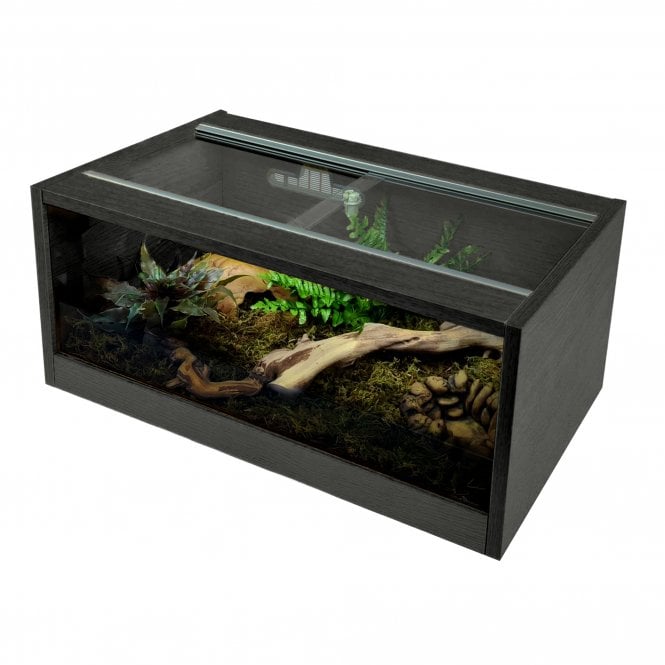 VivExotic Repti-View Home Vivarium - Small Black
