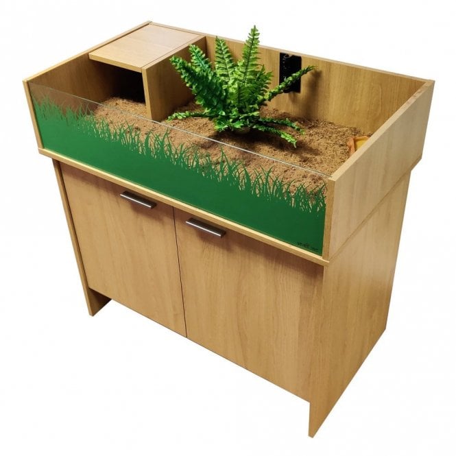 VivExotic Viv Exotic Tortoise Table & Cabinet Oak 90cm Bundle